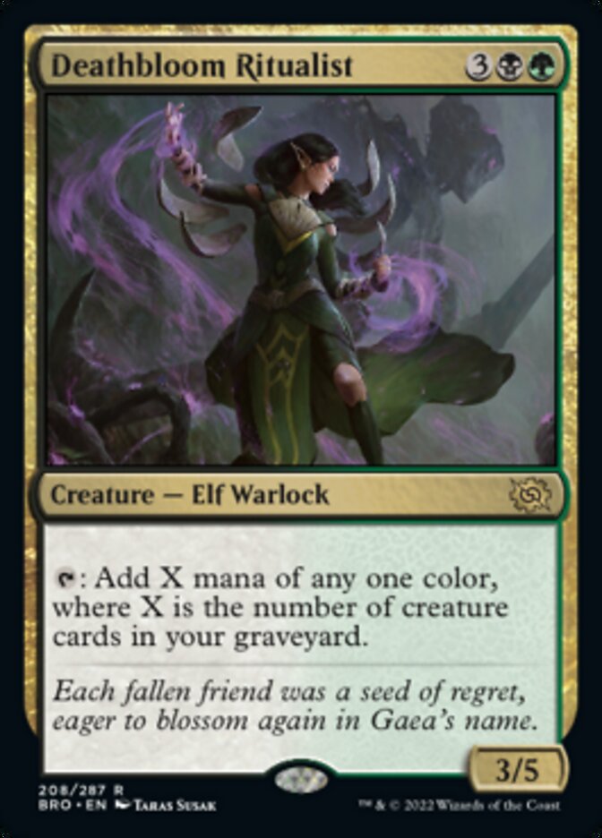Deathbloom Ritualist [The Brothers' War] | Odin's Place