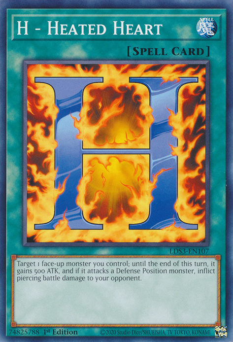 H - Heated Heart [LDS3-EN107] Common | Odin's Place