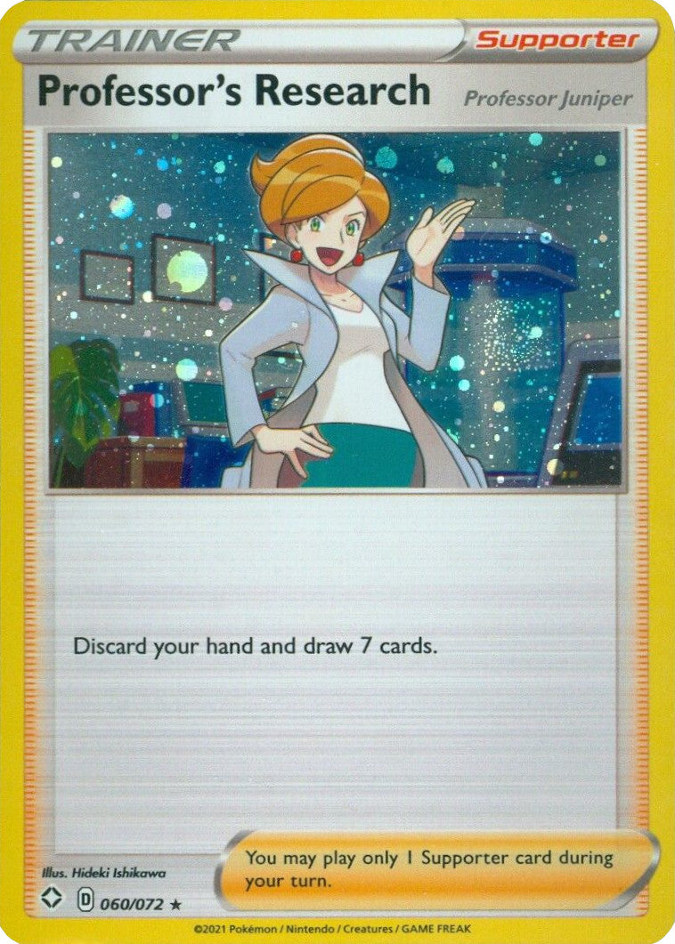 Professor's Research (060/072) (Cosmos Holo) (Theme Deck Exclusive) [Sword & Shield: Shining Fates] | Odin's Place