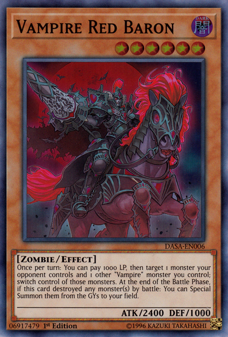 Vampire Red Baron [DASA-EN006] Super Rare | Odin's Place