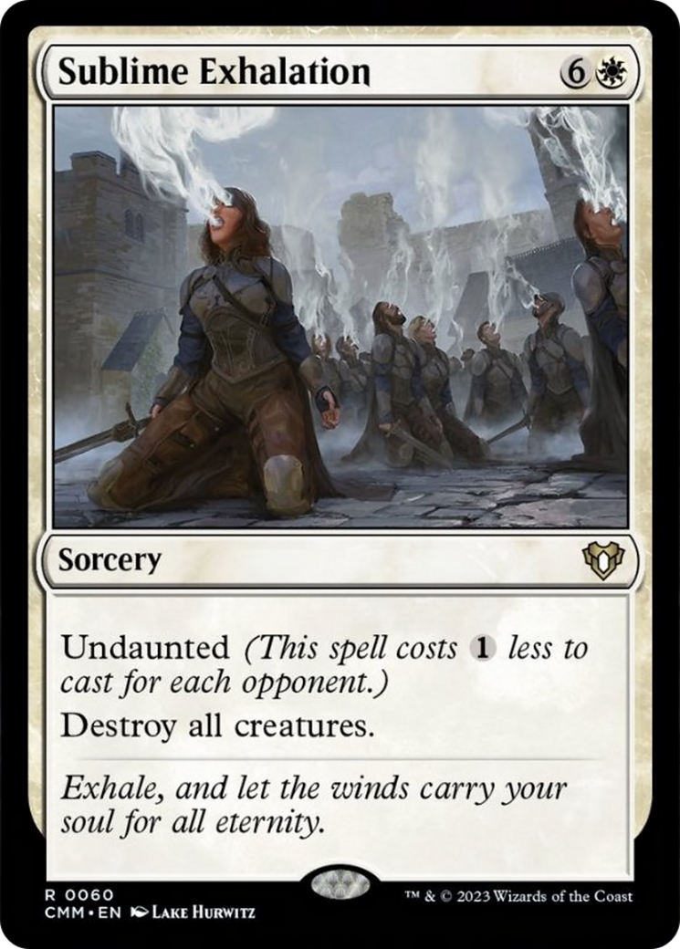Sublime Exhalation [Commander Masters] | Odin's Place