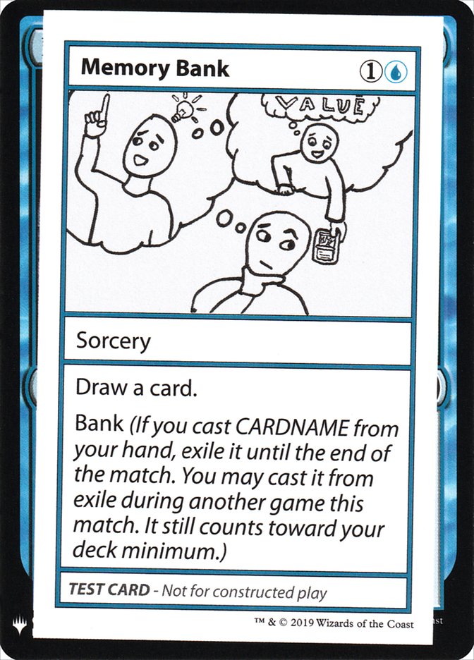 Memory Bank [Mystery Booster Playtest Cards] | Odin's Place