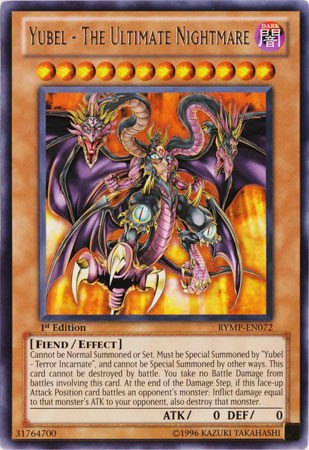 Yubel - The Ultimate Nightmare [RYMP-EN072] Rare | Odin's Place