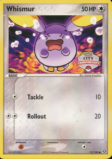 Whismur (73/106) (City Championship) [EX: Emerald] | Odin's Place
