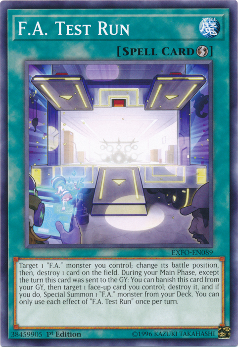 F.A. Test Run [EXFO-EN089] Common | Odin's Place