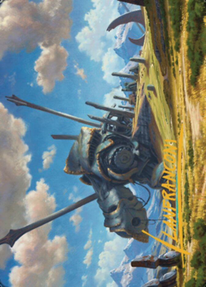 Plains Art Card 1 (Gold-Stamped Signature) [Dominaria United Art Series] | Odin's Place