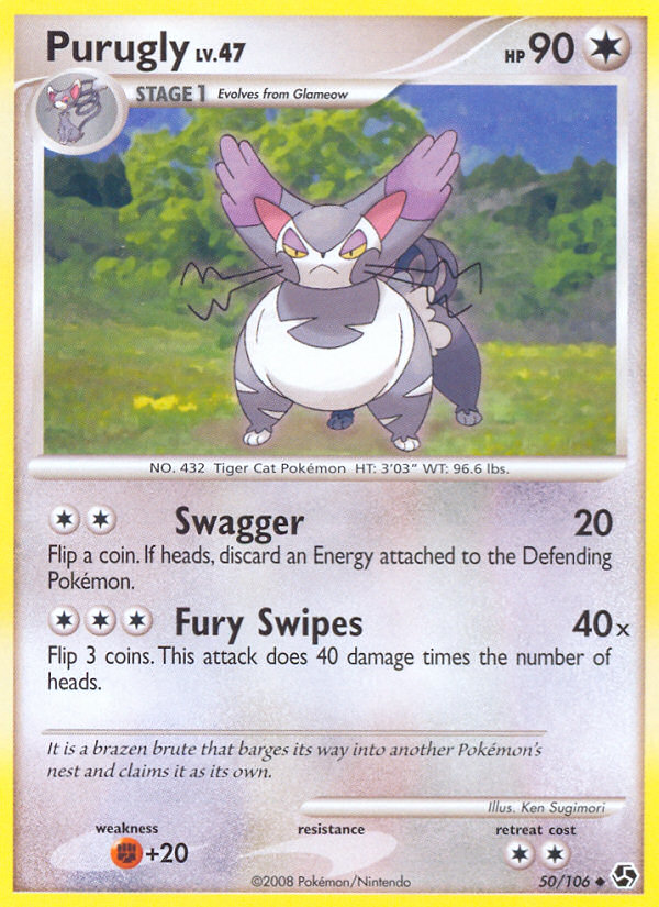 Purugly (50/106) [Diamond & Pearl: Great Encounters] | Odin's Place