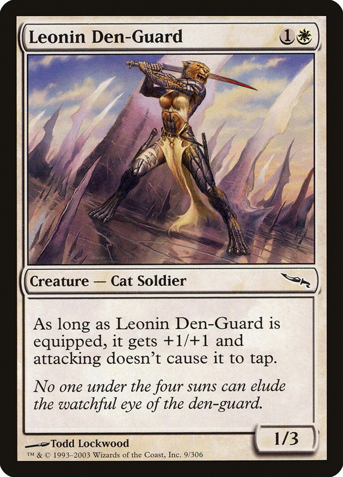 Leonin Den-Guard (9) [Mirrodin] | Odin's Place