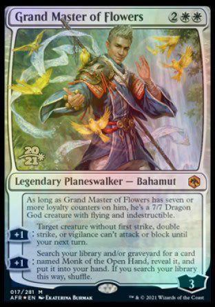 Grand Master of Flowers [Dungeons & Dragons: Adventures in the Forgotten Realms Prerelease Promos] | Odin's Place