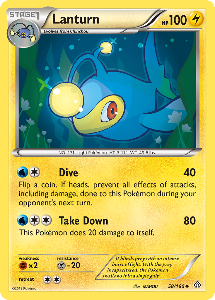 Lanturn (58/160) [XY: Primal Clash] | Odin's Place