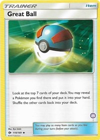 Great Ball (119/149) (Deck Exclusive #25) [Sun & Moon: Trainer Kit - Alolan Sandslash] | Odin's Place