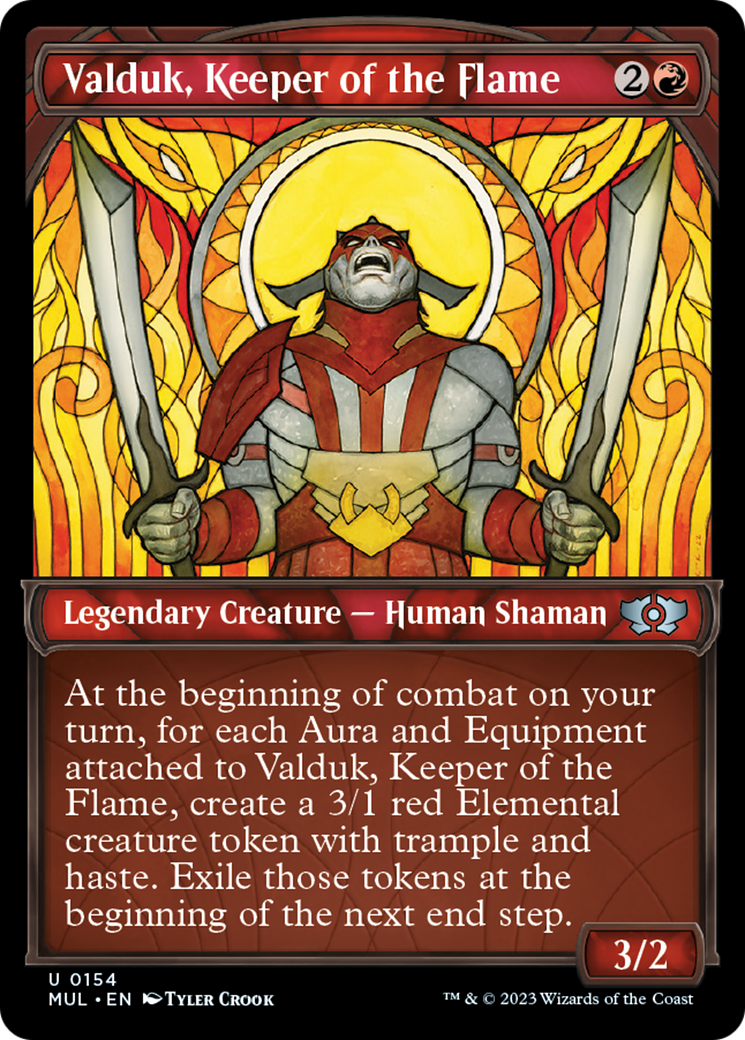 Valduk, Keeper of the Flame (Halo Foil) [Multiverse Legends] | Odin's Place