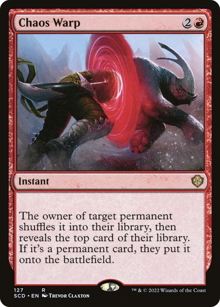 Chaos Warp [Starter Commander Decks] | Odin's Place