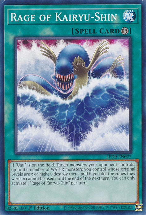 Rage of Kairyu-Shin [LED9-EN027] Common | Odin's Place