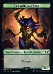 Tyranid (017) // Tyranid Warrior Double-Sided Token (Surge Foil) [Warhammer 40,000 Tokens] | Odin's Place