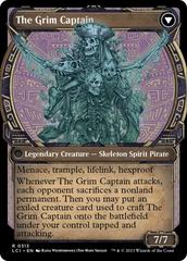 Throne of the Grim Captain // The Grim Captain (Showcase) [The Lost Caverns of Ixalan] | Odin's Place