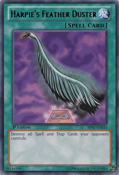 Harpie's Feather Duster [BP01-EN035] Rare | Odin's Place
