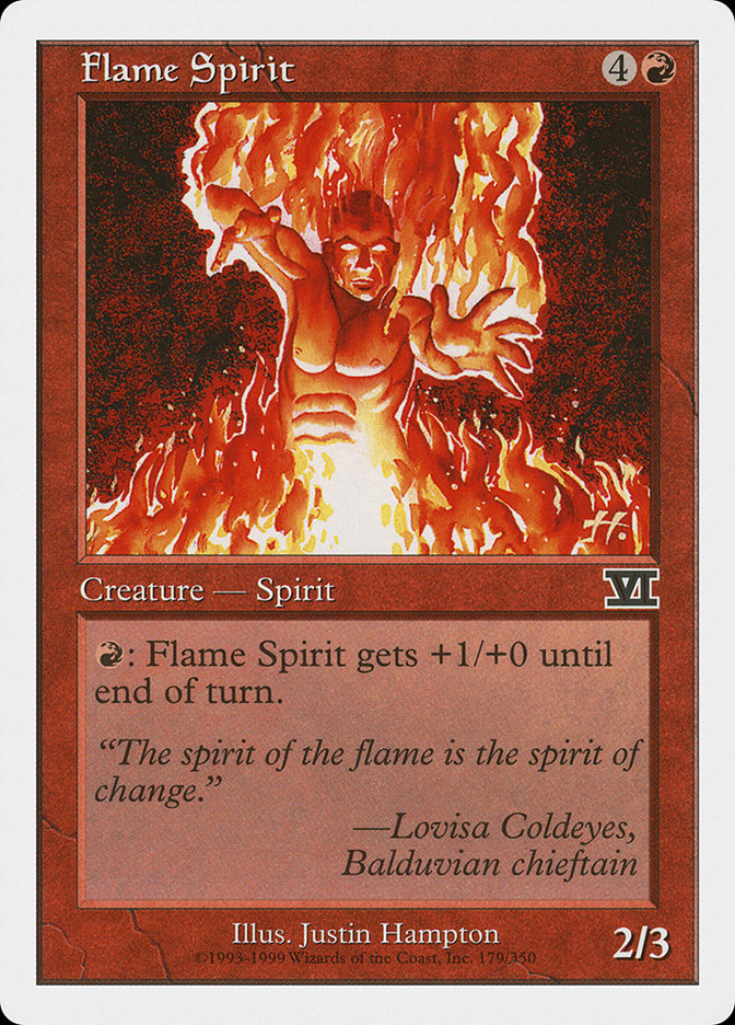 Flame Spirit (179) [Classic Sixth Edition] | Odin's Place