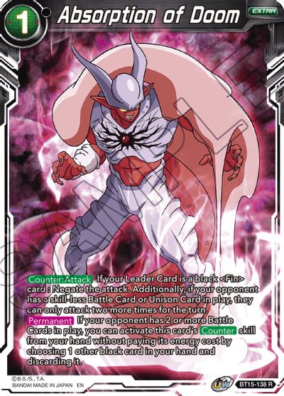 Absorption of Doom (BT15-138) [Saiyan Showdown] | Odin's Place