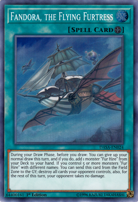 Fandora, the Flying Furtress [DASA-EN024] Super Rare | Odin's Place
