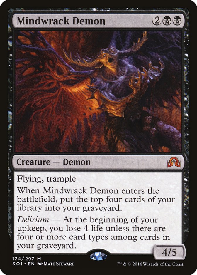 Mindwrack Demon (124) [Shadows over Innistrad] | Odin's Place