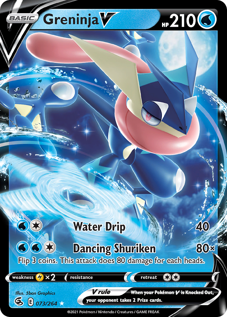 Greninja V (073/264) (Intro Deck) [Sword & Shield: Fusion Strike] | Odin's Place