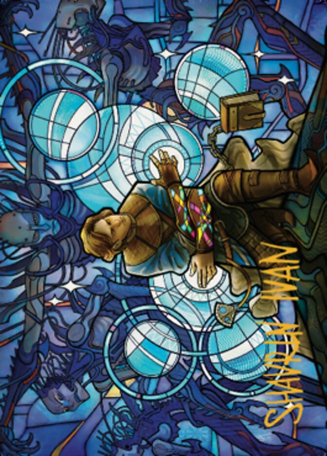 Raff, Weatherlight Stalwart Art Card (Gold-Stamped Signature) [Dominaria United Art Series] | Odin's Place