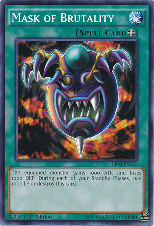 Mask of Brutality [BP03-EN137] Common | Odin's Place