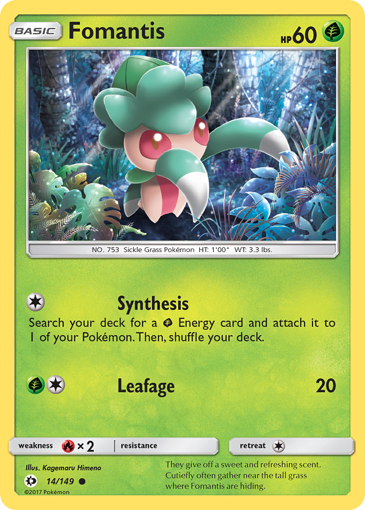 Fomantis (14/149) [Sun & Moon: Base Set] | Odin's Place