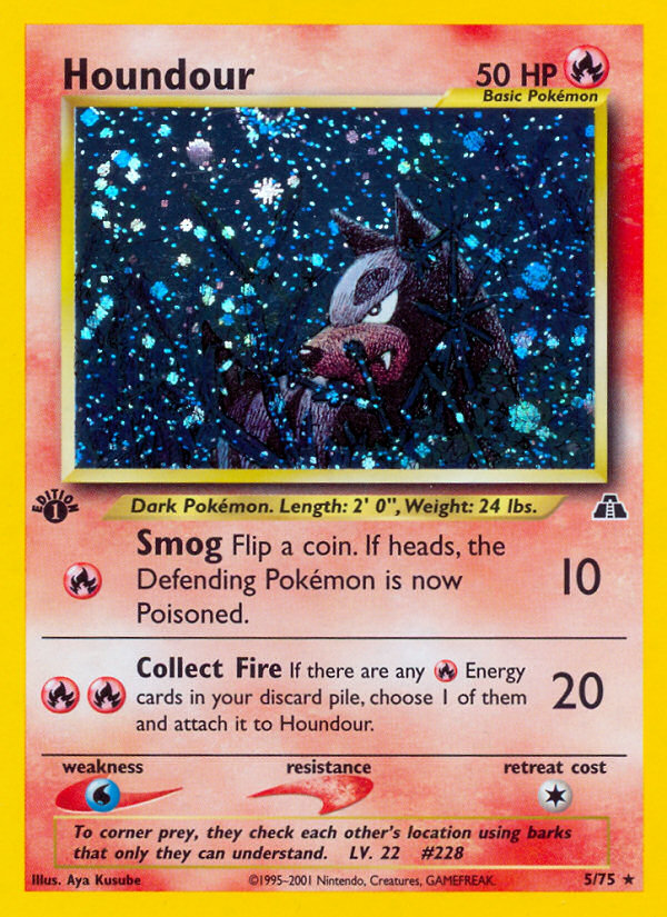 Houndour (5/75) [Neo Discovery 1st Edition] | Odin's Place