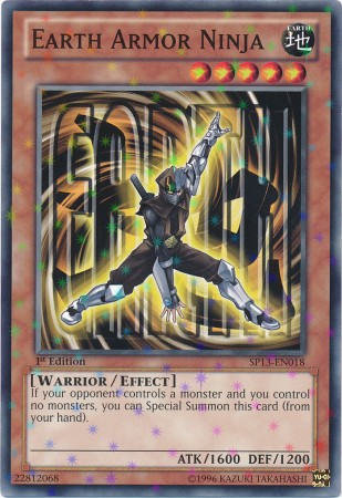 Earth Armor Ninja [SP13-EN018] Starfoil Rare | Odin's Place