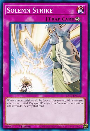 Solemn Strike [SR10-EN039] Common | Odin's Place