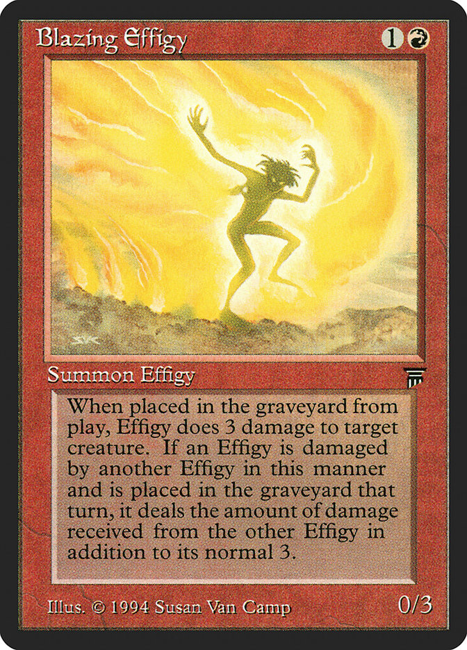 Blazing Effigy (134) [Legends] | Odin's Place