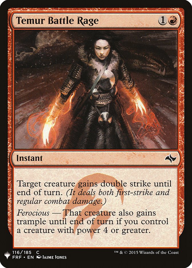 Temur Battle Rage [Mystery Booster] | Odin's Place