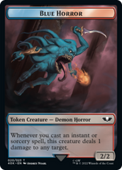Spawn // Blue Horror Double-Sided (Surge Foil) [Warhammer 40,000 Tokens] | Odin's Place