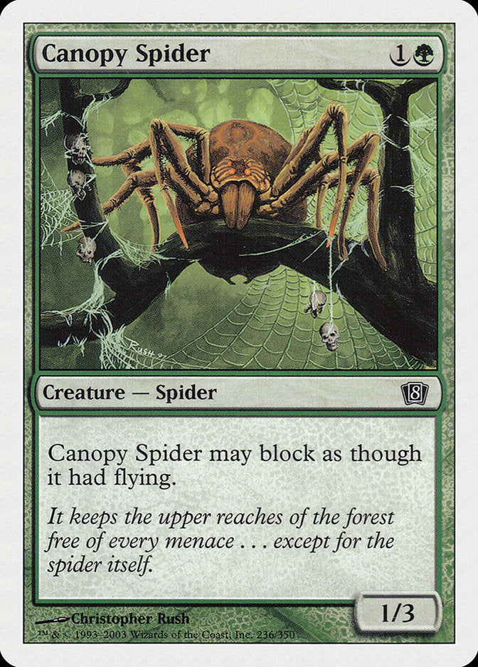 Canopy Spider (236) [Eighth Edition] | Odin's Place