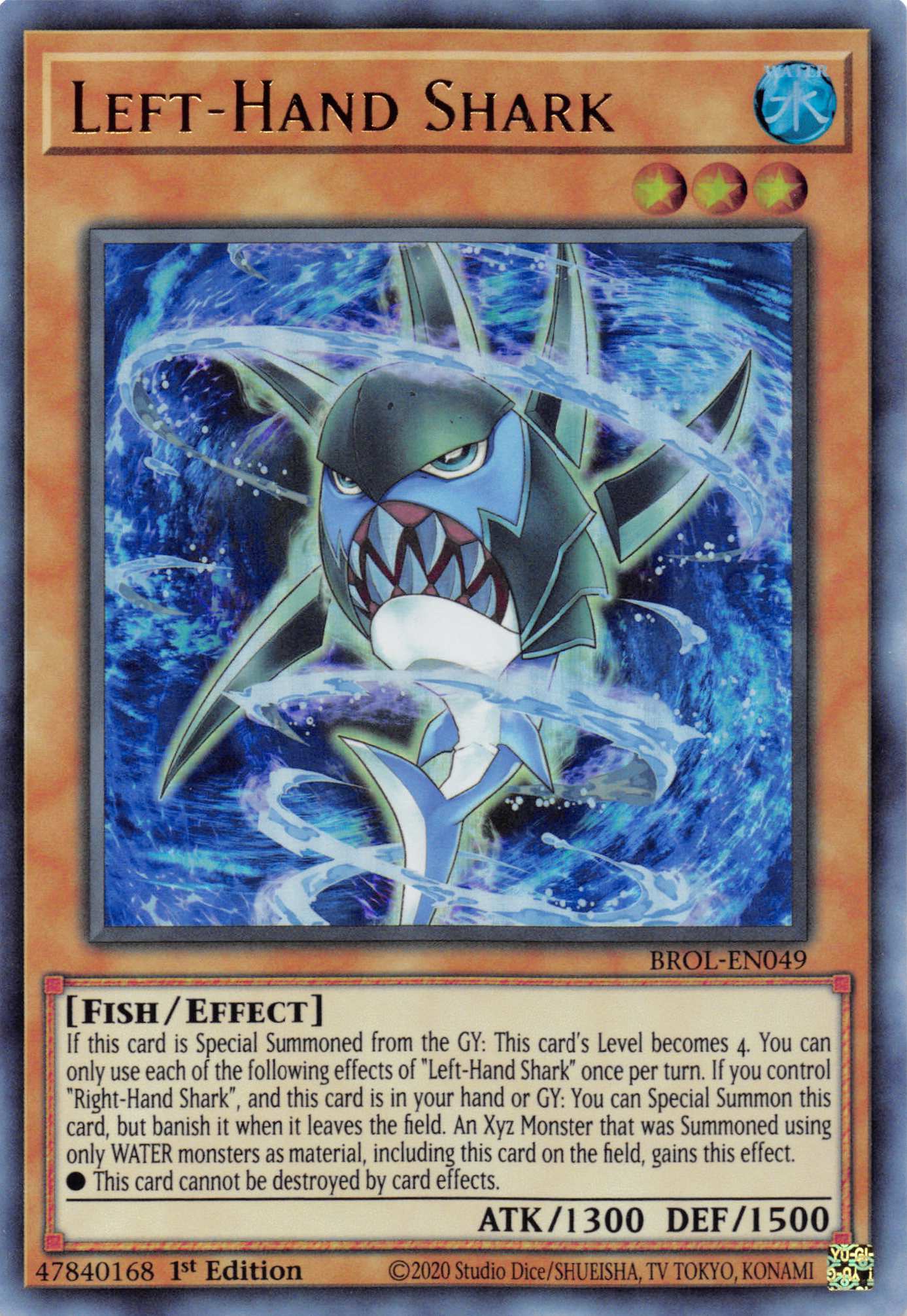 Left-Hand Shark [BROL-EN049] Ultra Rare | Odin's Place