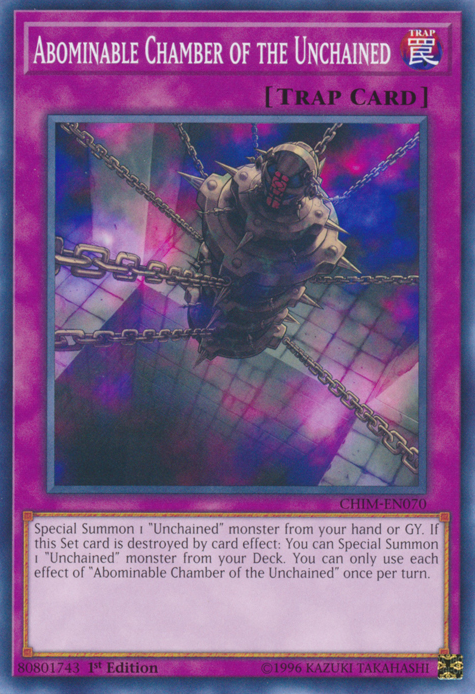 Abominable Chamber of the Unchained [CHIM-EN070] Common | Odin's Place
