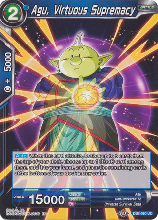 Agu, Virtuous Supremacy (DB2-060) [Divine Multiverse] | Odin's Place