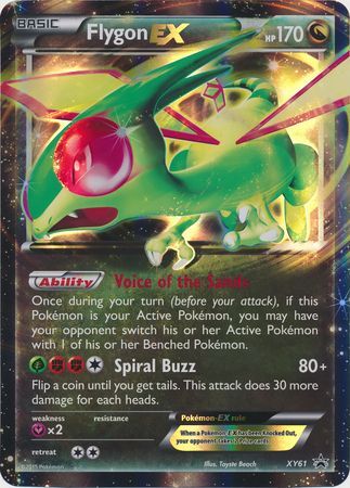Flygon EX (XY61) (Jumbo Card) [XY: Black Star Promos] | Odin's Place