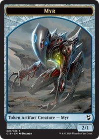 Myr (007) // Thopter (008) Double-Sided Token [Commander 2018 Tokens] | Odin's Place
