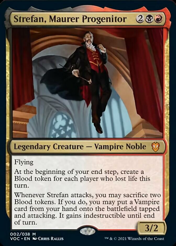 Strefan, Maurer Progenitor (Display Commander) [Innistrad: Crimson Vow Commander] | Odin's Place