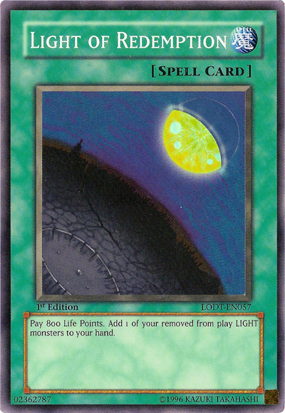 Light of Redemption [LODT-EN057] Super Rare | Odin's Place