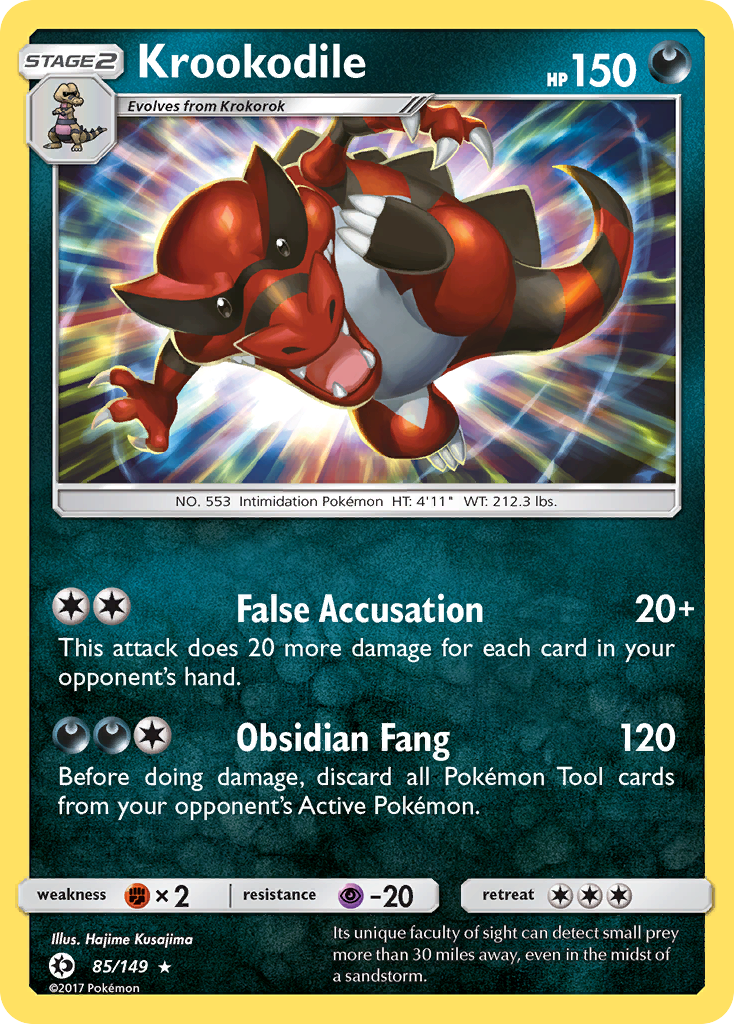 Krookodile (85/149) [Sun & Moon: Base Set] | Odin's Place