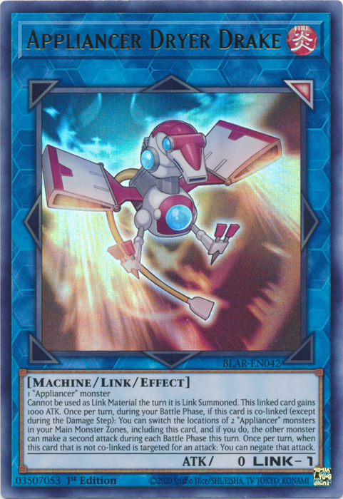 Appliancer Dryer Drake [BLAR-EN042] Ultra Rare | Odin's Place