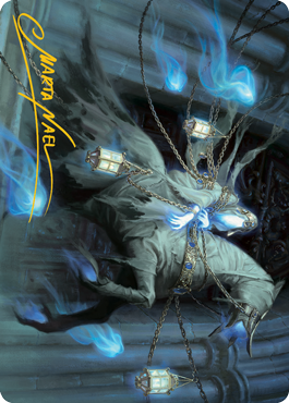 Patrician Geist Art Card (Gold-Stamped Signature) [Innistrad: Midnight Hunt Art Series] | Odin's Place