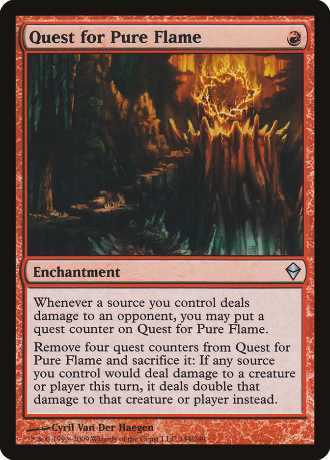 Quest for Pure Flame (144) [Zendikar] | Odin's Place