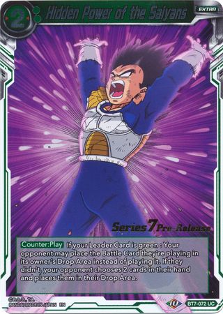 Hidden Power of the Saiyans (BT7-072_PR) [Assault of the Saiyans Prerelease Promos] | Odin's Place