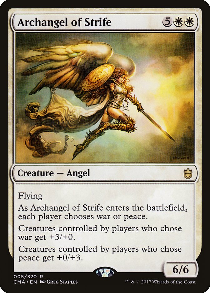 Archangel of Strife (5) [Commander Anthology] | Odin's Place