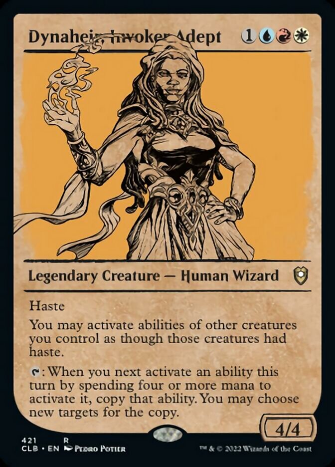 Dynaheir, Invoker Adept (Showcase) [Commander Legends: Battle for Baldur's Gate] | Odin's Place